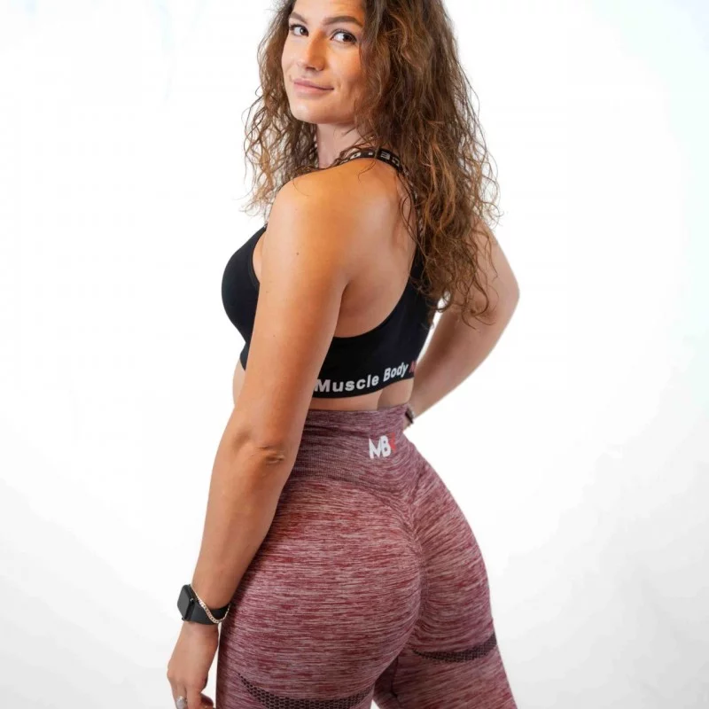 MBN Seamless Legging VIP - Rojo oscuro