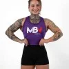 MBN Camiseta de tirantes para mujer - Morado