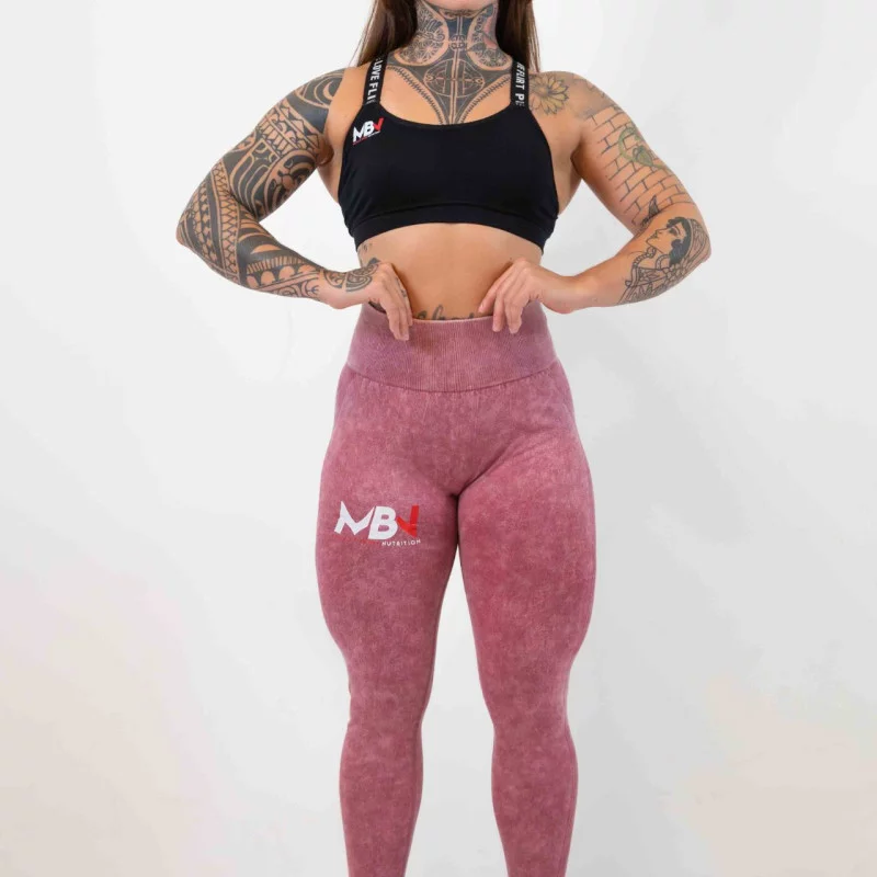 MBN Yoga Women's Legging Pro - Wijn Rood