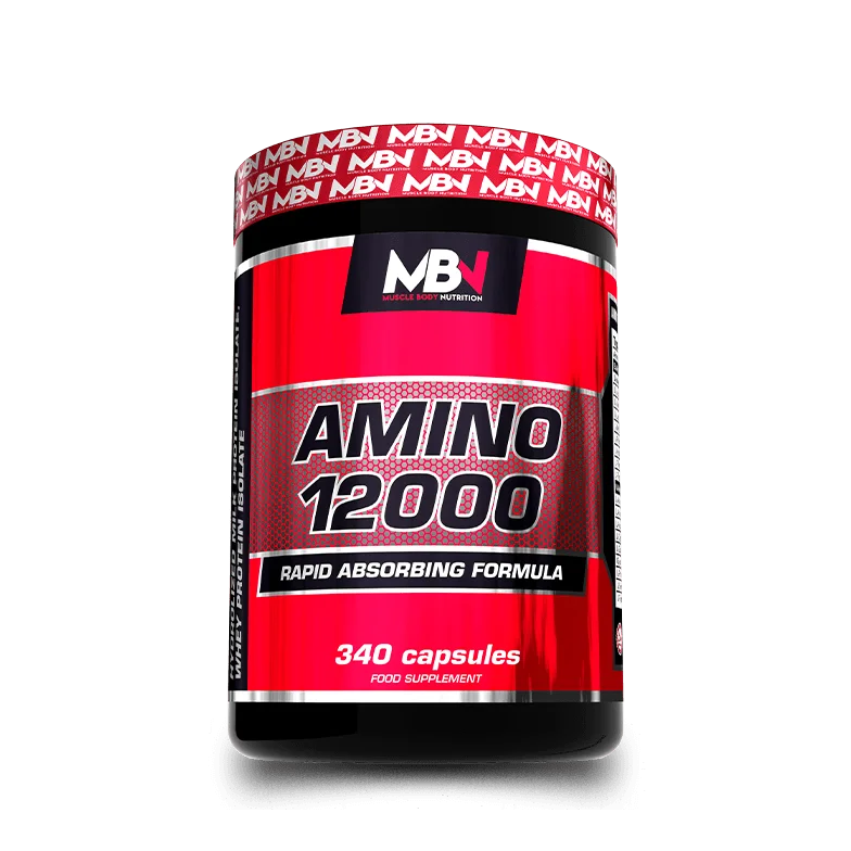 MBN Amino 12000 Hochdosierte Aminosäuren 12.000 mg - Muskelaufbau & Krafttraining