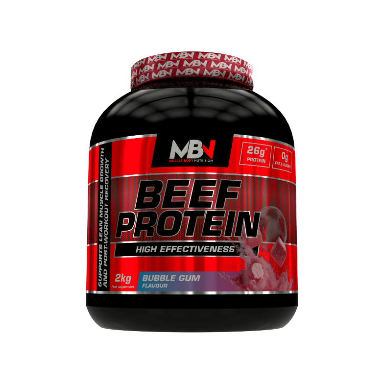 MBN Beef Protein High Dose Beef Protein - høj proteinprocent - muskelrestitution og styrketræning
