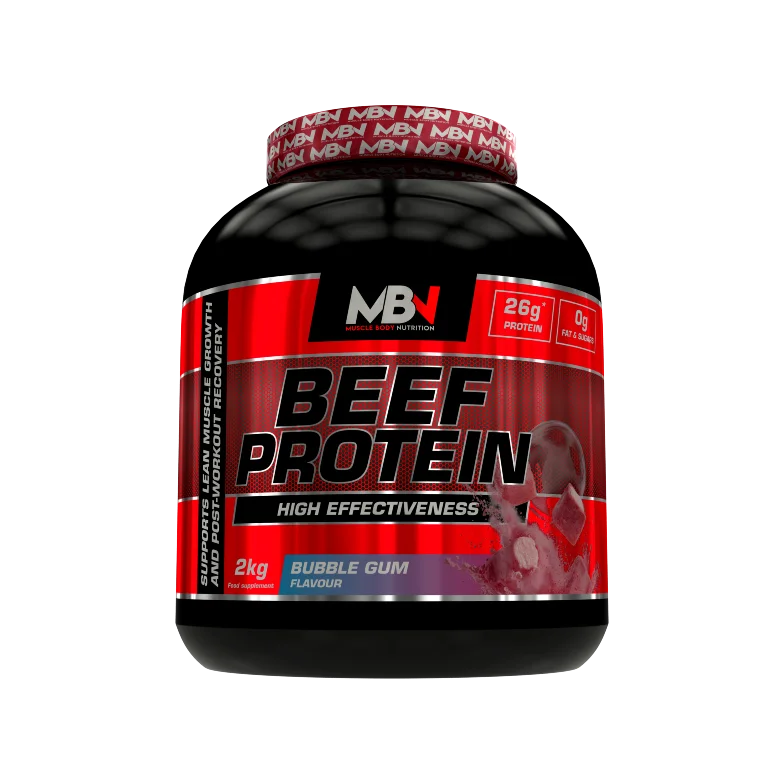 MBN Beef Protein High Dose Rundereiwit – Hoog Eiwitpercentage – Spierherstel & Krachttraining