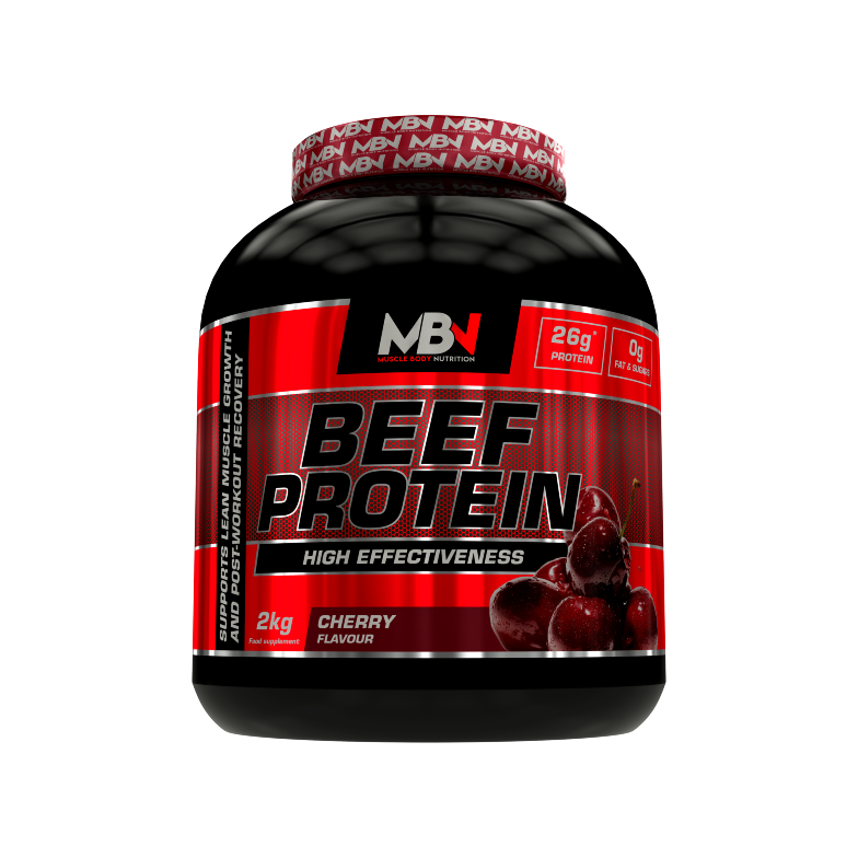 MBN Beef Protein High Dose Beef Protein - høj proteinprocent - muskelrestitution og styrketræning