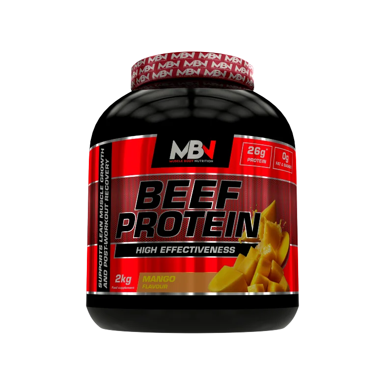 MBN Beef Protein High Dose Rundereiwit – Hoog Eiwitpercentage – Spierherstel & Krachttraining