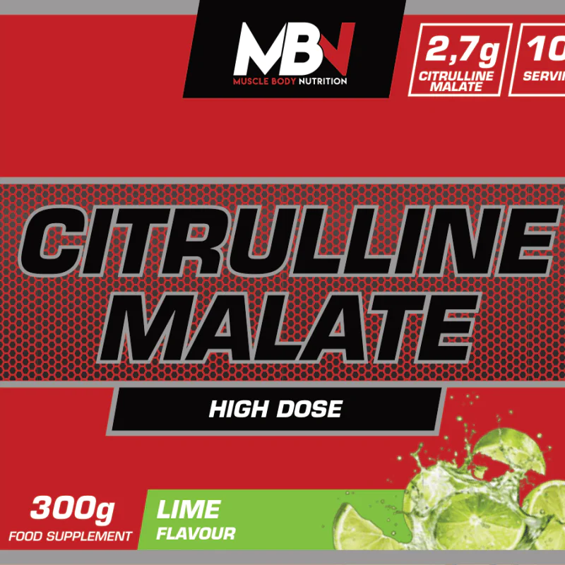 MBN Citrulline Malate 2:1 - Høj dosis før træning - understøtter udholdenhed og pump