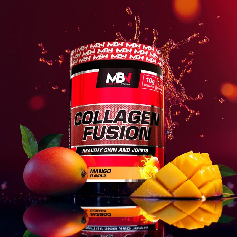 MBN Collagen Fusion - Hydrolyseret kollagen - Støtter hud, hår, negle og muskelreparation