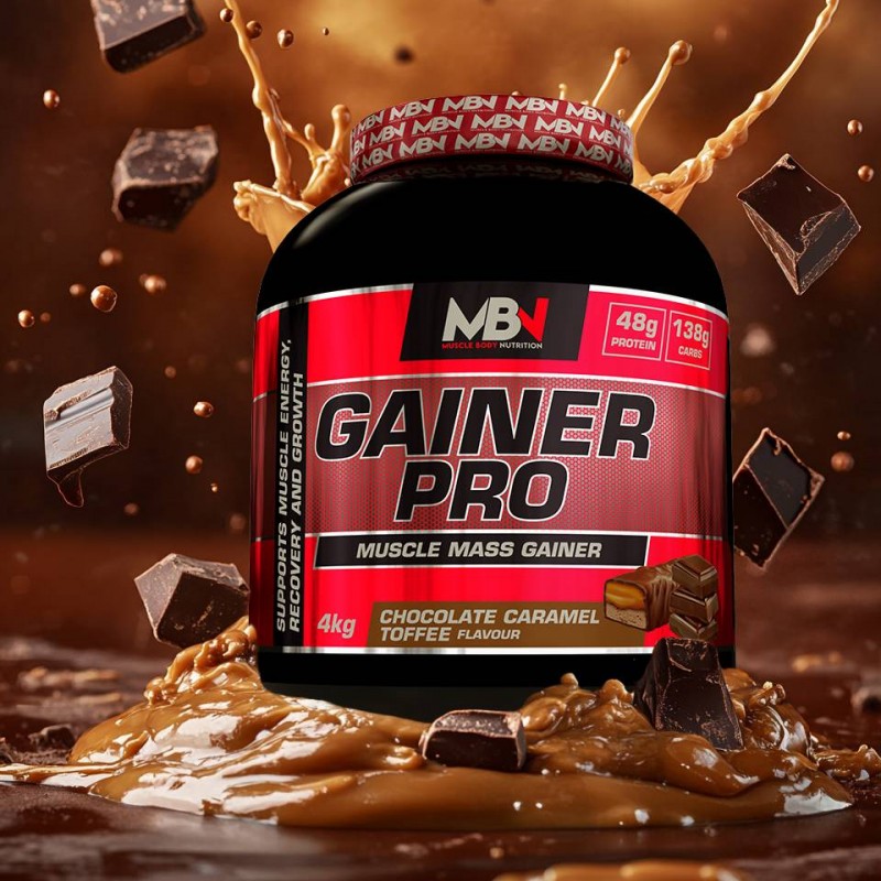 MBN Gainer Pro 4 kg - Mass Gainer af høj kvalitet til optimal muskelvækst