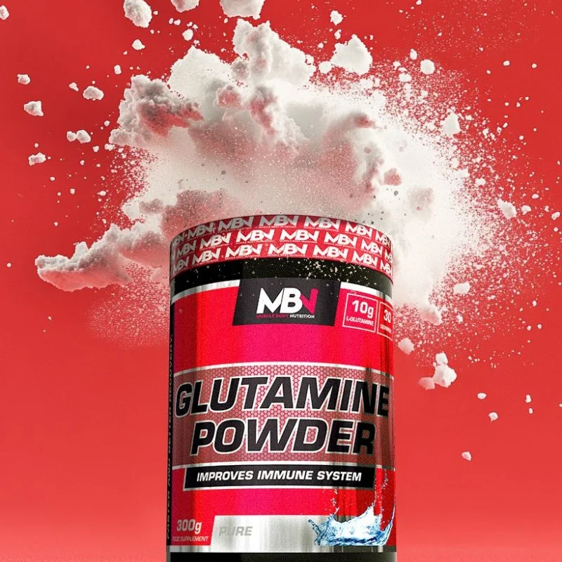 MBN L-Glutamina - Aminoácido de primera calidad para la recuperación, la energía y el crecimiento muscular