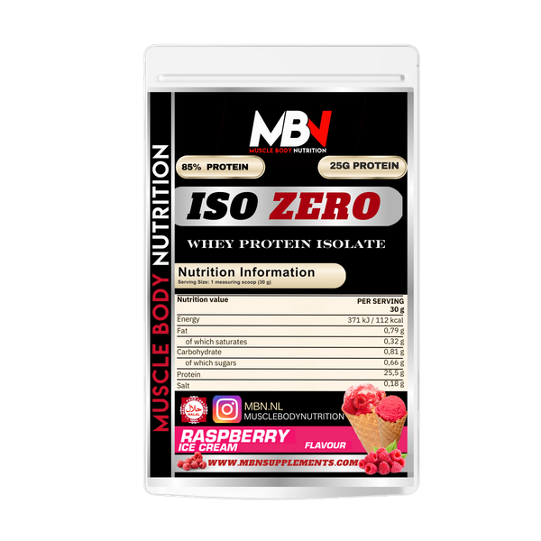 MBN ISO-ZERO Sample 30gr - Laktosefri valleisolat til træning og restitution