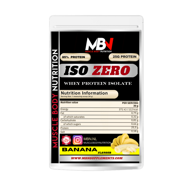 MBN ISO-ZERO Sample 30gr - Laktosefri valleisolat til træning og restitution
