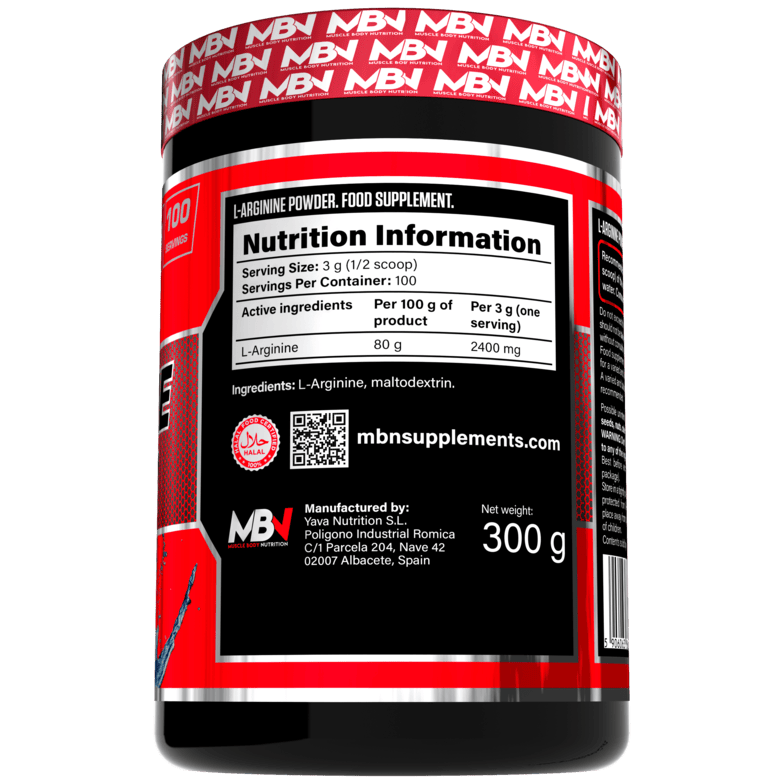 MBN L-argininpulver - øg blodcirkulationen og musklernes ydeevne