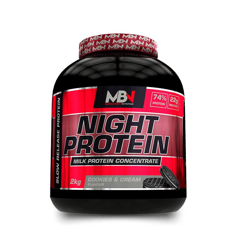 MBN Casein Night Protein Højt proteinindhold - micellært kasein - natlig muskelrestitution og muskelvedligeholdelse