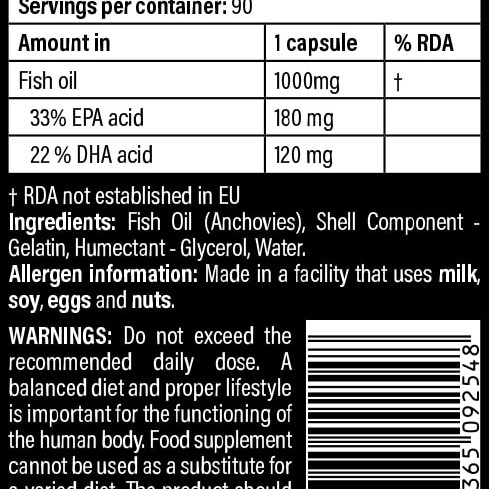 MBN Omega-3 - Understøtter hjertefunktion, hjernefunktion og ledsundhed