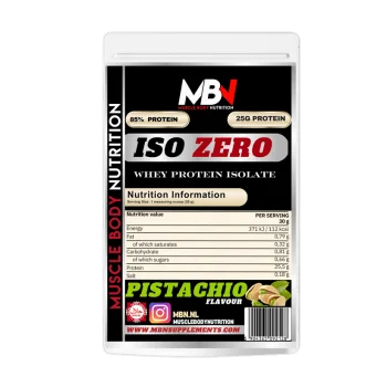 MBN ISO-ZERO Sample 30gr – Zero Lactose Whey Isolate voor Training & Herstel