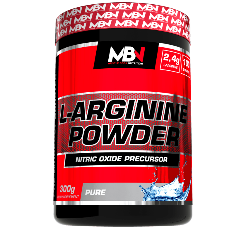 MBN L-Arginine Powder - Verhoog Bloedcirculatie & Spierprestaties